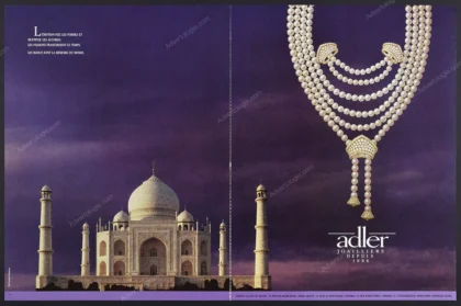 Adler Jewelry 1986 Print Ad - "Taj Mahal"