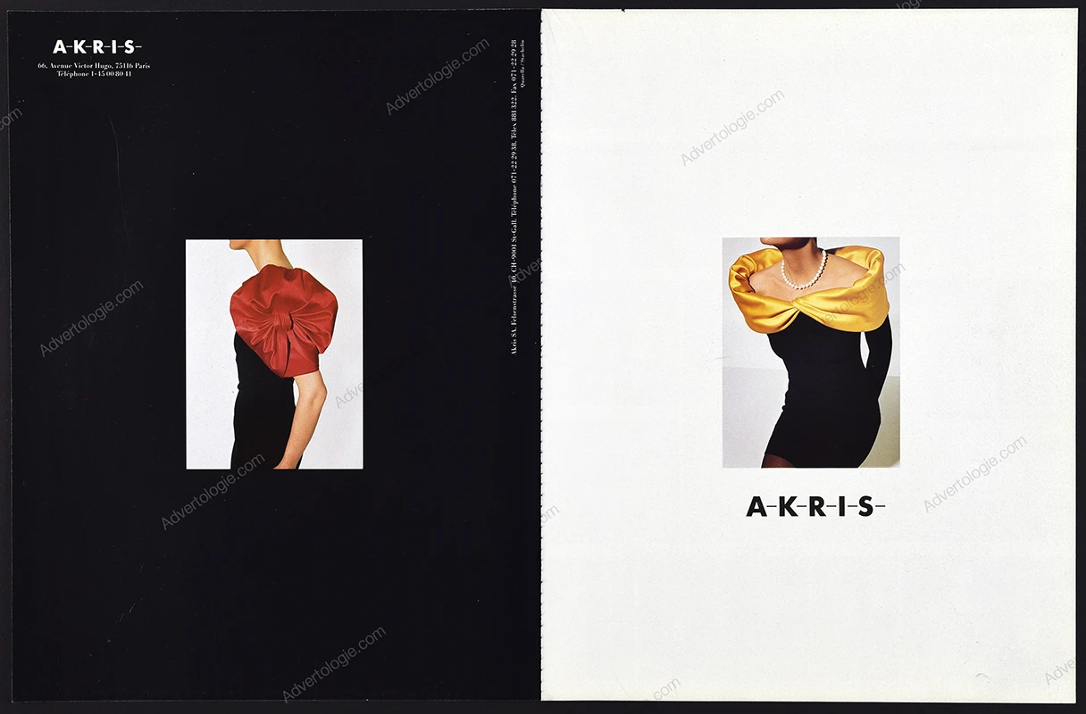 Akris 1990 Print Ad