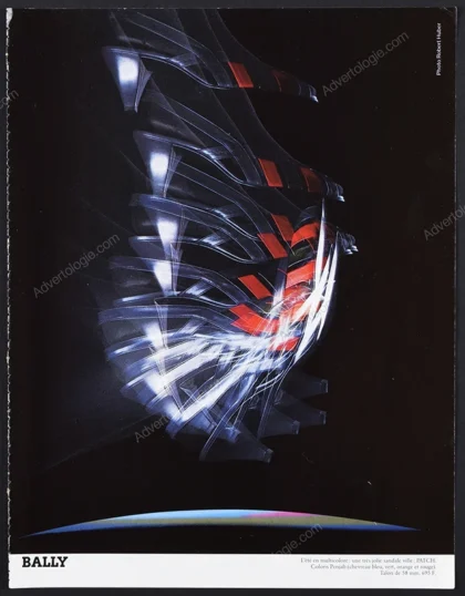 Bally Shoes 1987 Print Ad