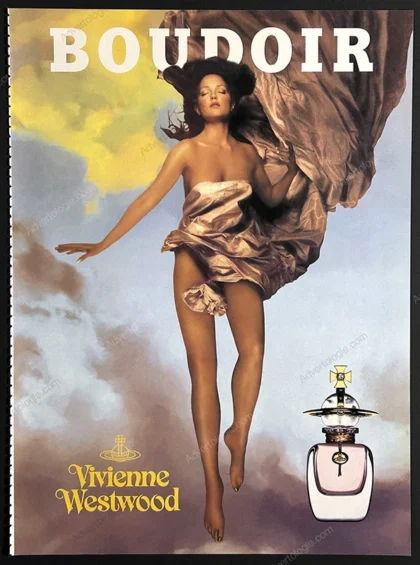 Boudoir Vivienne Westwood Perfume 2001 Print Ad - Chandra North