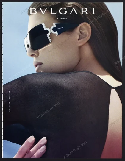 Bulgari Eyewear 2006 Print Ad - Marina Pérez, Mert & Marcus