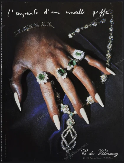 C. de Vilmarez Jewelry 1979 Print Ad