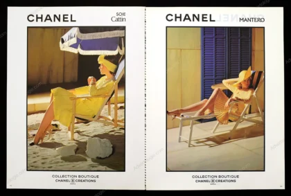 Chanel Collection Boutique 1980 8-Page Advertorial