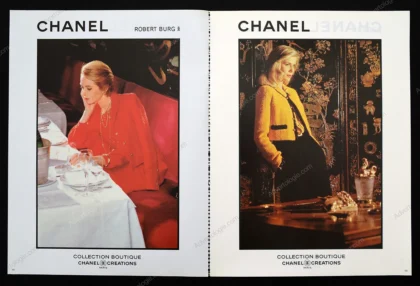 Chanel Collection Boutique 1980 8-Page Advertorial