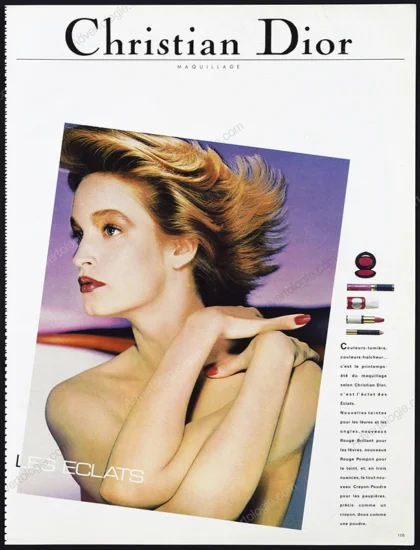 Christian Dior "Les Eclats" 1984 Print Ad - Tyen