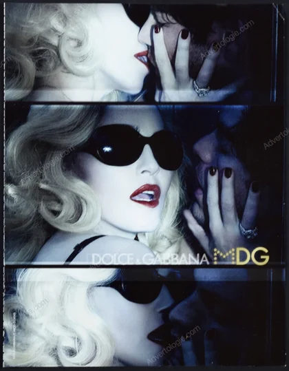 Dolce & Gabbana Eyewear 2010 Print Ad - Madonna
