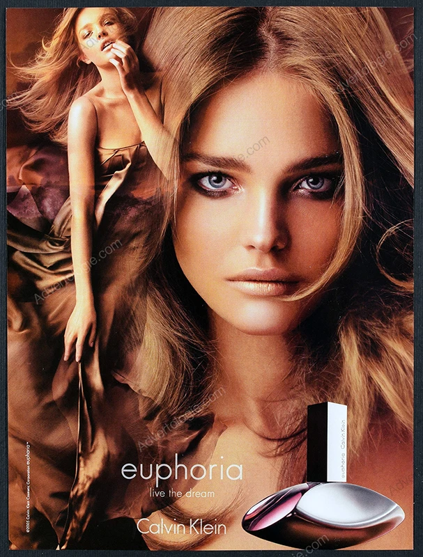 Euphoria Calvin Klein Perfume 2006 Print Ad - Natalia Vodianova