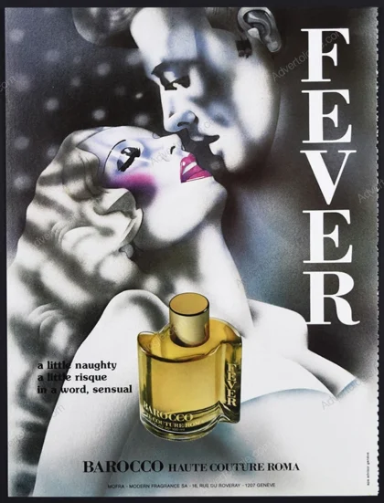 Fever Barocco Haute Couture Perfume 1979 Print Ad