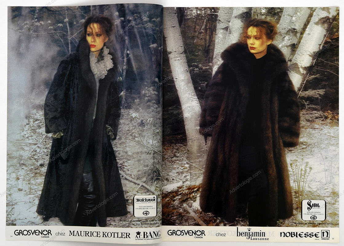 Grosvenor Canada Furs FW 1977-1978 13-Page Advertorial - Gian Paolo Barbieri