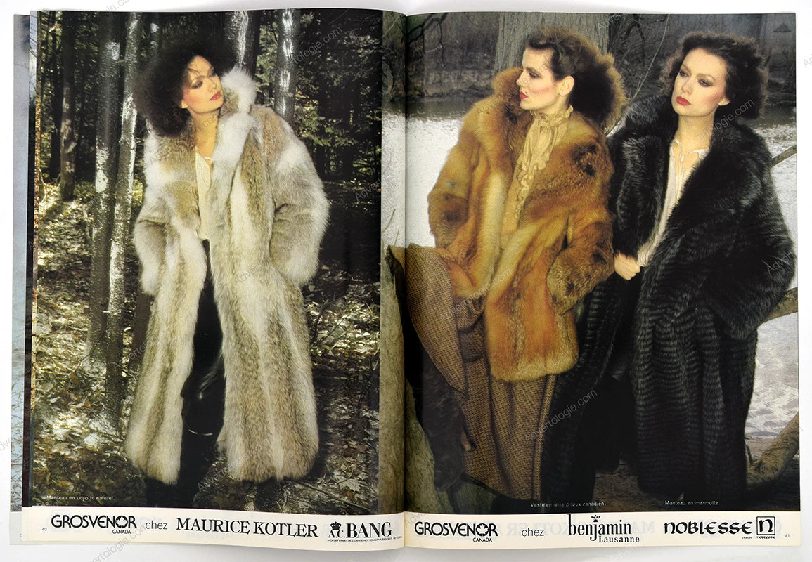 Grosvenor Canada Furs FW 1977-1978 13-Page Advertorial - Gian Paolo Barbieri
