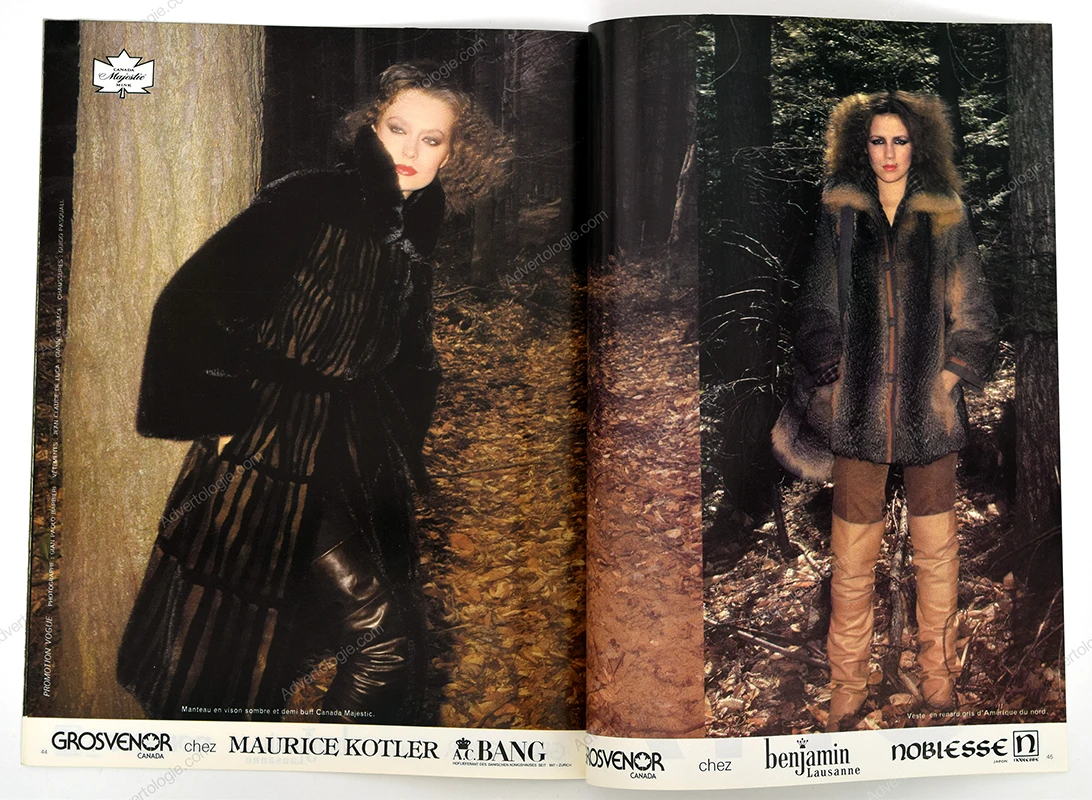 Grosvenor Canada Furs FW 1977-1978 13-Page Advertorial - Gian Paolo Barbieri
