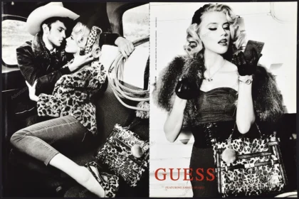 Guess 2011 Print Ad - Amber Heard, Ellen von Unwerth