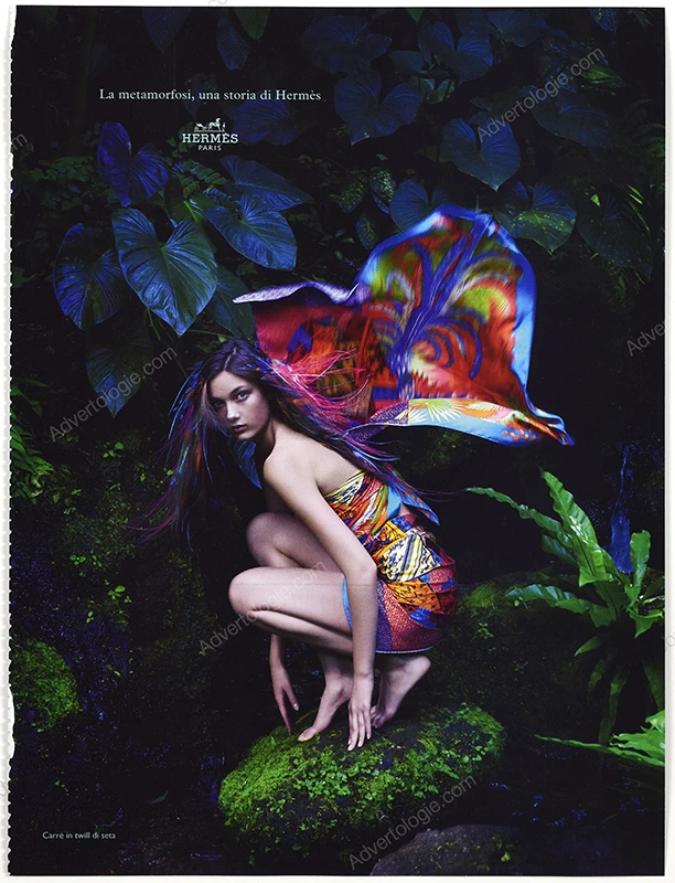 Hermès 2014 5-Page Print Ad - Diana Moldovan, Yumi Lambert