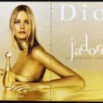 Dior J'adore Perfume 2001 Print Ad - Carmen Kass