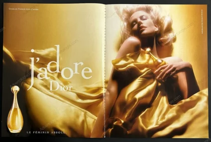 Dior J'adore Perfume 2011 Print Ad - Charlize Theron, Nick Knight