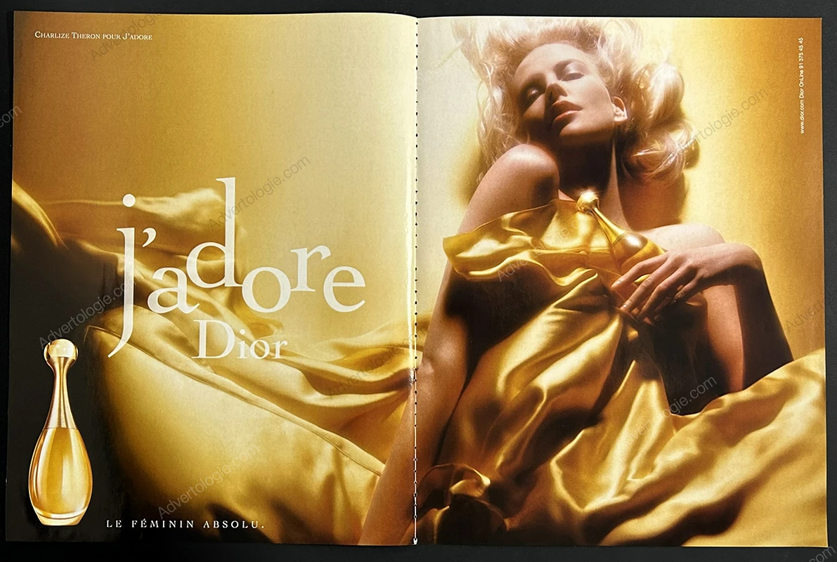 Dior J'adore Perfume 2011 Print Ad - Charlize Theron, Nick Knight