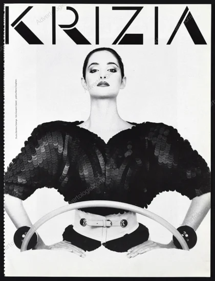 Krizia 1984 Print Ad - Giovanni Gastel