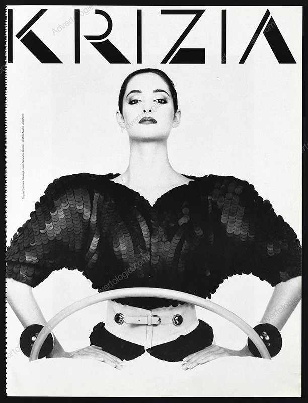 Krizia 1984 Print Ad - Giovanni Gastel