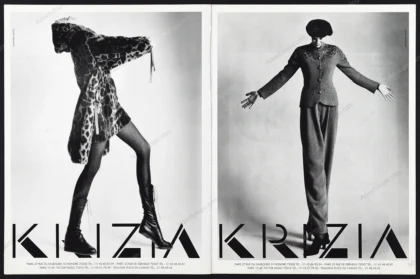 Krizia 1990 Print Ad - Giovanni Gastel
