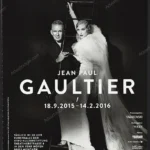 Kunsthalle Munchen Jean Paul Gaultier Exhibition 2015 Print Ad - Nadja Auermann