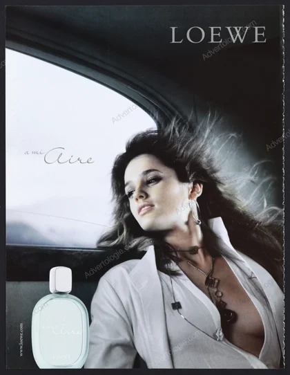 Loewe A Mi Aire Perfume 2005 Print Ad - Marta Español