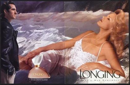 Longing Coty Perfume 1994 Print Ad