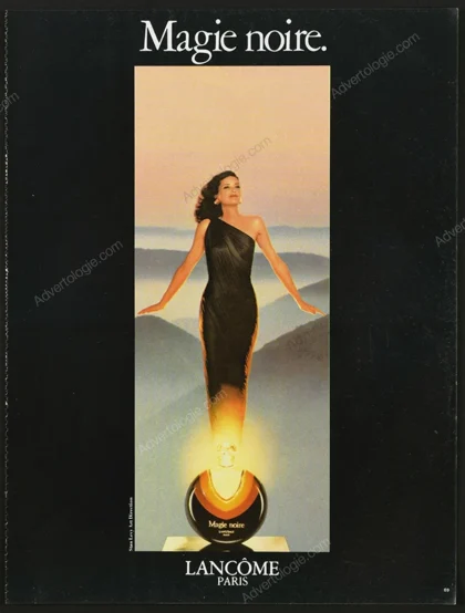 Magie Noire Lancôme Perfume 1984 Print Ad