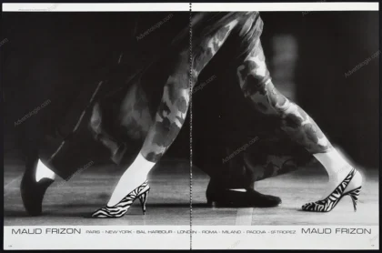 Maud Frizon Shoes 1985 Print Ad - Dominique Issermann