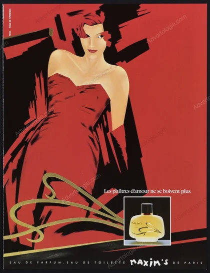 Maxim's Perfume 1986 Print Ad - Tomasz Piwinski