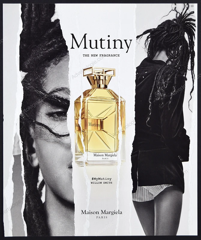 Mutiny Maison Margiela Perfume 2018 Print Ad - Sasha Lane