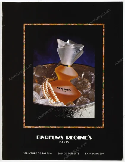 Regine's Perfume 1990 Print Ad