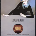 Shiseido "Coleurs Originalles" Cosmetics 1984 Print Ad - Inès de la Fressange, Serge Lutens