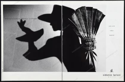 Sidonie Larizzi Shoes 1990 Print Ad