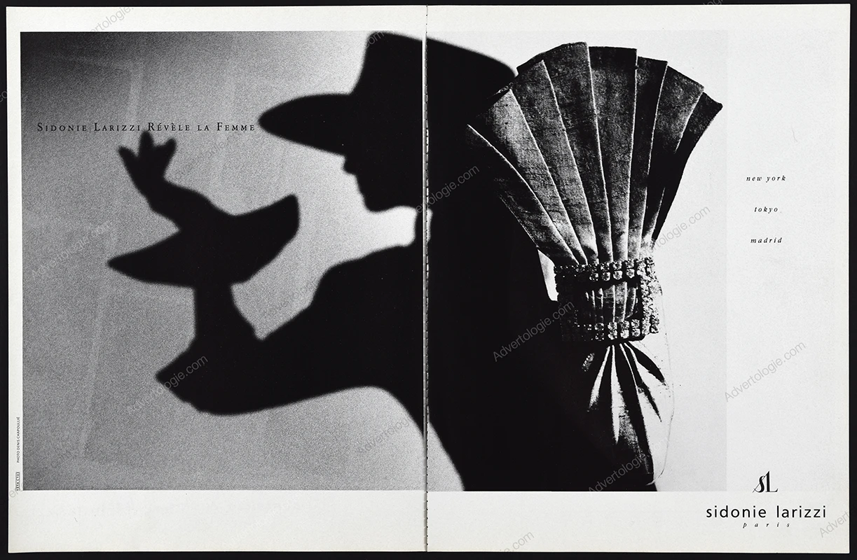 Sidonie Larizzi Shoes 1990 Print Ad