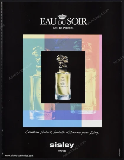Eau du Soir Sisley Perfume 2002 Print Ad