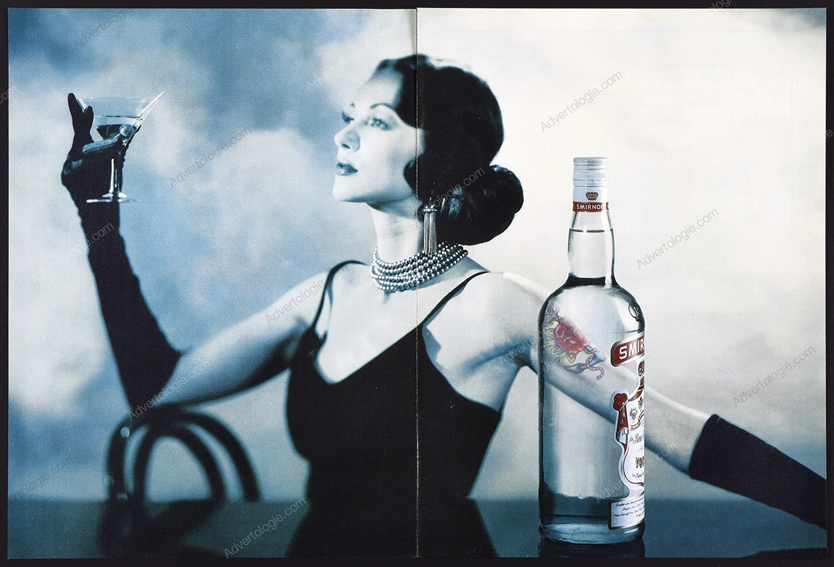 Smirnoff Vodka 1993 Print Ad - "Pure Statement"