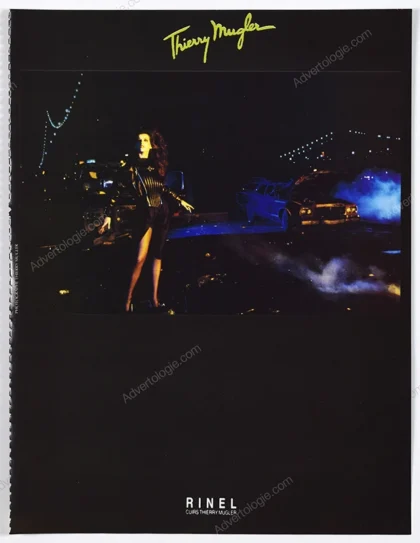 Thierry Mugler Rinel 1989 Print Ad