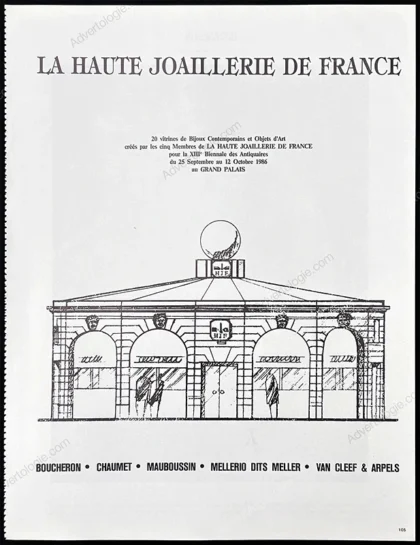 "Un Haute Joaillerie de France" 1986 6-Page Jewery Editorial