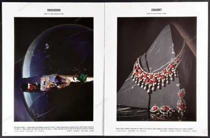 "Un Haute Joaillerie de France" 1986 6-Page Jewery Editorial