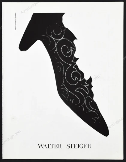 Walter Steiger Shoes 1990 Print Ad - Gian Paolo Barbieri