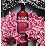 Absolut Raspberry Vodka 2005 Print Ad - Maya Hayuk