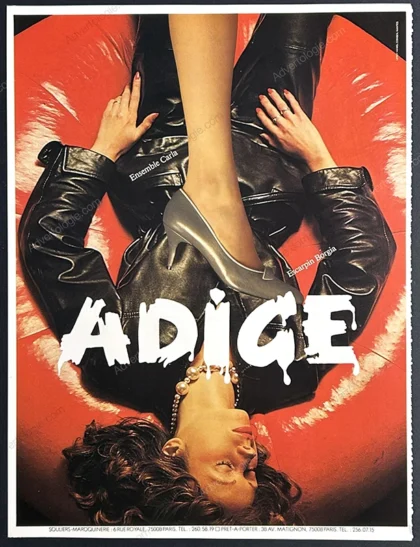 Adige Apparel 1980 Original Print Ad