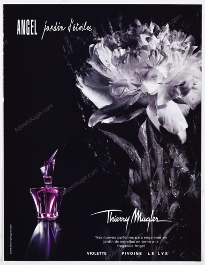 Angel Jardin d'Etoiles Thierry Mugler Perfume 2005 3-Page Print Ad