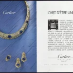 Cartier Jewelry 1987 Print Ad