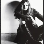 Chanel 2006 Print Ad - Angela Lindvall, Karl Lagerfeld