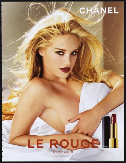 Chanel Le Rouge Lipstick 2008 Print Ad - Julie Ordon, Bettina Rheims