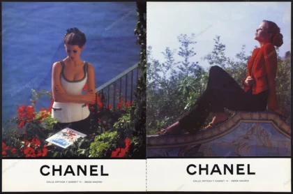 Chanel 1993 Print Ad - Claudia Schiffer
