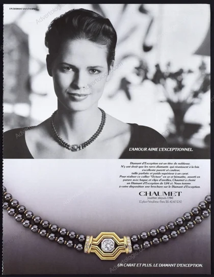 Chaumet Jewelry 1987 Print Ad