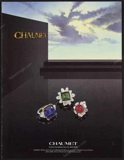 Chaumet Jewelry 1987 Print Ad