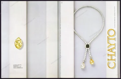 Chayto Jewelry 1986 Print Ad